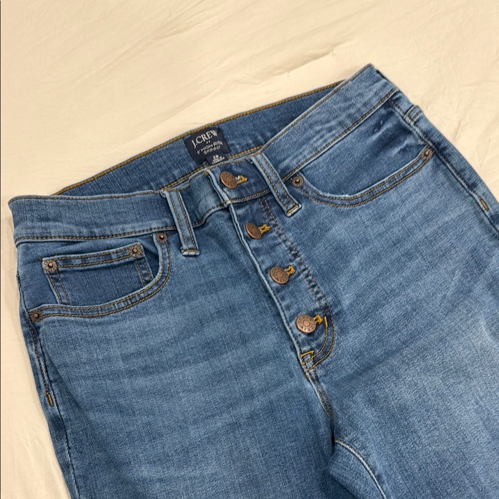 J. Crew Women's Blue High-Rise Jeans